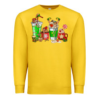 Lemon Elf coffee cups Premium Sweatshirt - NancyCooperArtShop