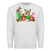 Oatmeal Heather Elf coffee cups Premium Sweatshirt - NancyCooperArtShop