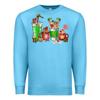 Ocean Blue Elf coffee cups Premium Sweatshirt - NancyCooperArtShop