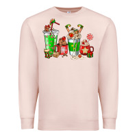Pale Pink Elf coffee cups Premium Sweatshirt - NancyCooperArtShop