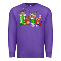 Purple Elf coffee cups Premium Sweatshirt - NancyCooperArtShop
