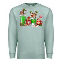 Seafoam Elf coffee cups Premium Sweatshirt - NancyCooperArtShop