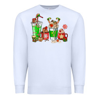 White Elf coffee cups Premium Sweatshirt - NancyCooperArtShop