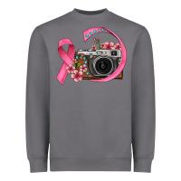 Storm floral cancer ribbon vintage camera Heavyweight Sweatshirt - FaDigitalArtStudio