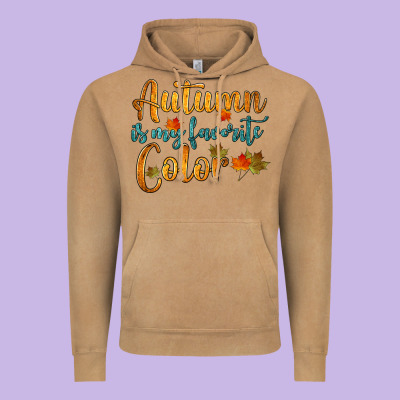Autumn Is My Favorite Color Vintage Hoodie Designed By Hra Design Shop