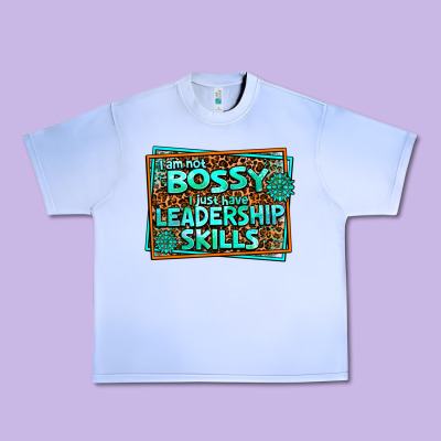 I Am Not Bossy I Just Have Leadership Skills Urban Heavy Tee Designed By Adodesignshop
