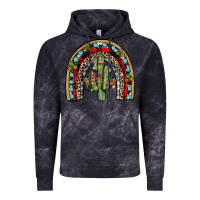 Cloud Black christmas cactus rainbow Vintage Hoodie - JahusDesignShop