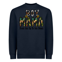 Navy Boy Mama From Son Up To Son Down Heavyweight Sweatshirt - CowhideDigitalArt