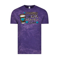 Cloud Purple coffee Vintage Tee - CowhideDigitalArt