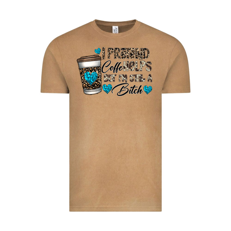 Coffee Vintage Tee by CowhideDigitalArt | Teevron