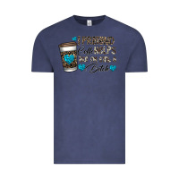Vintage Denim coffee Vintage Tee - CowhideDigitalArt