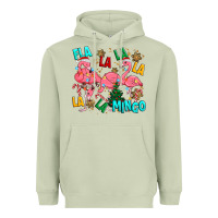 Matcha christmas fla la la la la mingo Heavyweight Hoodie - MaliasSmallBusiness