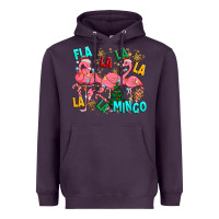 Plum christmas fla la la la la mingo Heavyweight Hoodie - MaliasSmallBusiness
