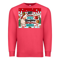 Cardinal hot cocoa cozy blankets christmas movies tumbler Premium Sweatshirt - MaliasSmallBusiness