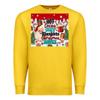 Lemon hot cocoa cozy blankets christmas movies tumbler Premium Sweatshirt - MaliasSmallBusiness