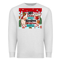 Oatmeal Heather hot cocoa cozy blankets christmas movies tumbler Premium Sweatshirt - MaliasSmallBusiness