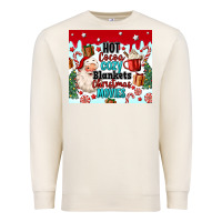 Sandshell hot cocoa cozy blankets christmas movies tumbler Premium Sweatshirt - MaliasSmallBusiness