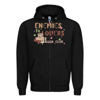 Black enemies to lovers book club Zipper Hoodie - MaliasSmallBusiness