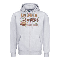 Heather Grey enemies to lovers book club Zipper Hoodie - MaliasSmallBusiness
