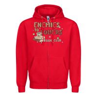 Red enemies to lovers book club Zipper Hoodie - MaliasSmallBusiness