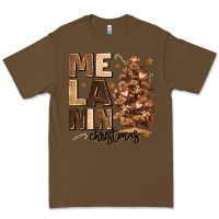 Cacao melanin christmas with christmas tree Premium Tee - MaliasSmallBusiness