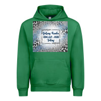 Emerald feeling kinda idgaf ish today with leopard and gli Urban Hoodie - TumblerDesignByShophia