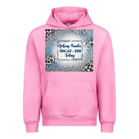 Fuchsia Pink feeling kinda idgaf ish today with leopard and gli Urban Hoodie - TumblerDesignByShophia