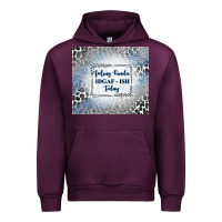 Mauve Wine feeling kinda idgaf ish today with leopard and gli Urban Hoodie - TumblerDesignByShophia