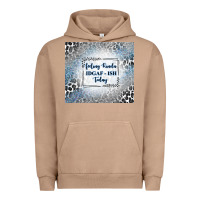 Pigment Burro feeling kinda idgaf ish today with leopard and gli Urban Hoodie - TumblerDesignByShophia