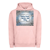 Pigment Salmon feeling kinda idgaf ish today with leopard and gli Urban Hoodie - TumblerDesignByShophia