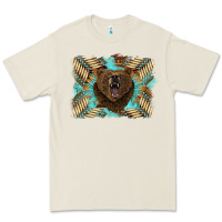 Bone bear native American background Premium Tee - BarkalooDesign