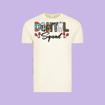 Dental Squad Vintage Tee Designed By Cowhidedigitalart