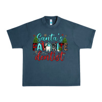 Midnight Navy santas favorite dentist Urban Heavy Tee - JahusDesignShop