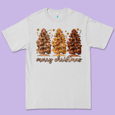 Premium Tee melanin christmas trees