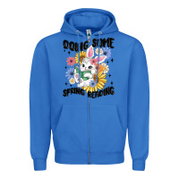 True Royal doing some spring reading Zipper Hoodie - MaliasSmallBusiness