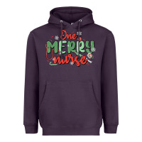 Plum one merry nurse Heavyweight Hoodie - MaliasSmallBusiness