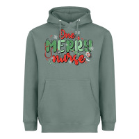 Sage one merry nurse Heavyweight Hoodie - MaliasSmallBusiness