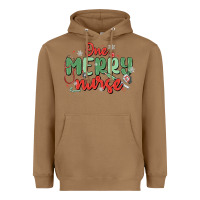 Toasted Coconut one merry nurse Heavyweight Hoodie - MaliasSmallBusiness