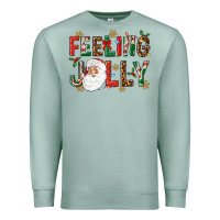 Seafoam Feeling Jolly Premium Sweatshirt - NancyCooperArtShop