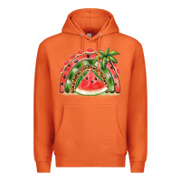 Carrot watermelon slice  rainbow Premium Hoodie - BarkalooDesign