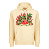Pina Colada watermelon slice  rainbow Premium Hoodie - BarkalooDesign