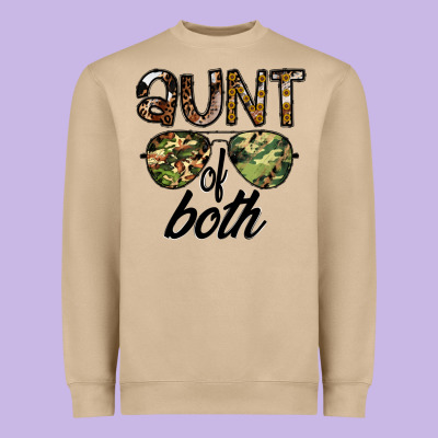 Aunt Of Both Heavyweight Sweatshirt Designed By Cowhidedigitalart