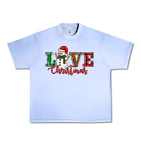 Grape Ice love christmas snowman Urban Heavy Tee - BarkalooDesign
