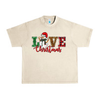 Sandshell love christmas snowman Urban Heavy Tee - BarkalooDesign