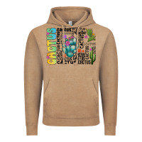 Vintage Coffee cactus Vintage Hoodie - CowhideDigitalArt