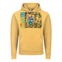 Vintage Mustard cactus Vintage Hoodie - CowhideDigitalArt