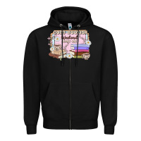 Black cozy bookish weekend ticket Zipper Hoodie - MaliasSmallBusiness