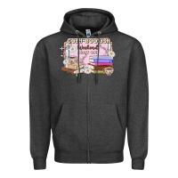 Charcoal Heather cozy bookish weekend ticket Zipper Hoodie - MaliasSmallBusiness