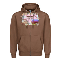 Chestnut cozy bookish weekend ticket Zipper Hoodie - MaliasSmallBusiness