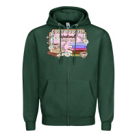 Sports Green cozy bookish weekend ticket Zipper Hoodie - MaliasSmallBusiness